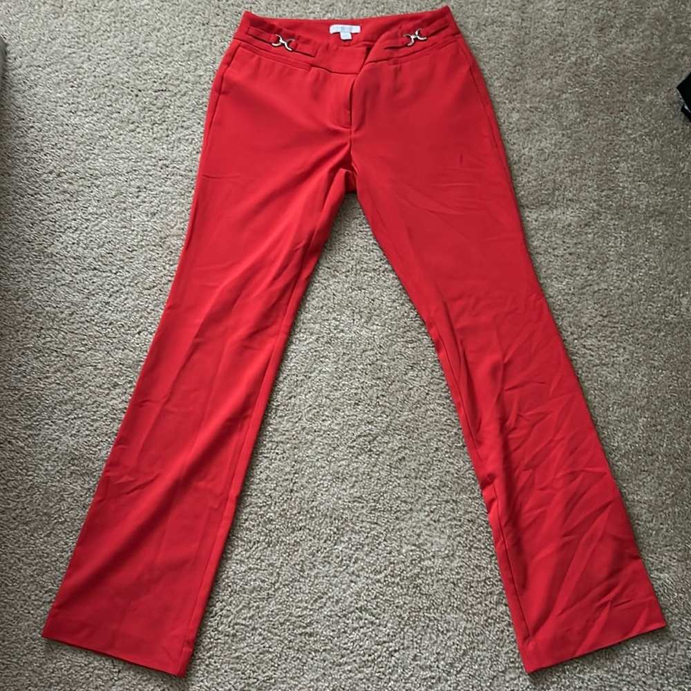 Red slacks